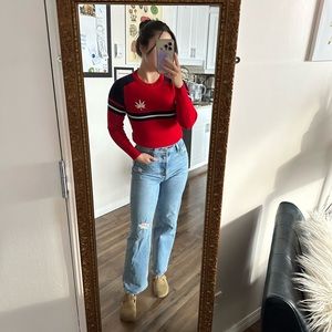 420 friendly vintage pullover sweater